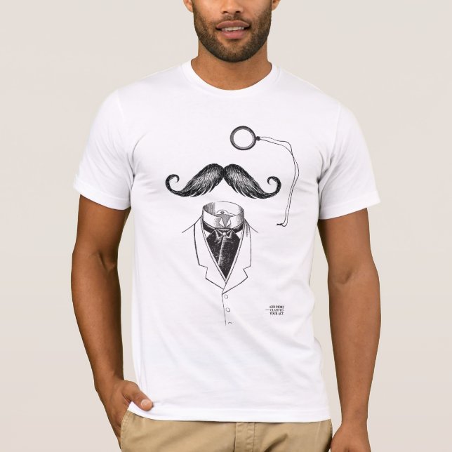 Camiseta Sr. Moustache (Anverso)