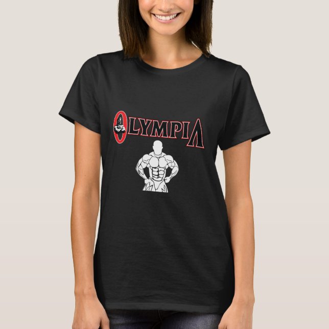 Camiseta Sr. Olympia Para Hombres Mujeres Fitness Bodybuild (Anverso)