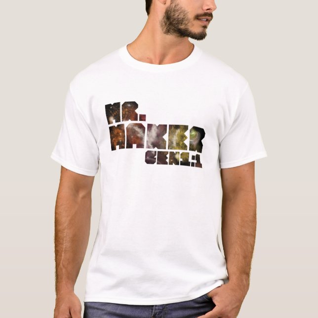 Camiseta Sr. para hombre cristiano Maker Scripture Genesis (Anverso)