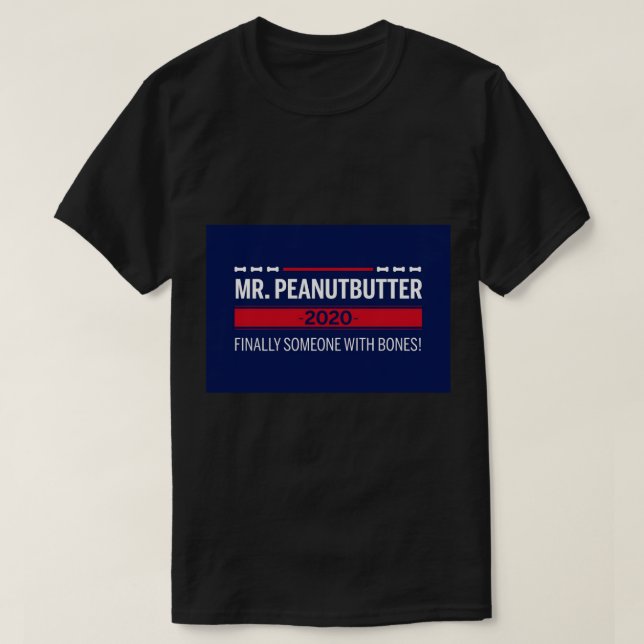 Camiseta Sr. Peanutmantequilla 2020 Máscara (Diseño del anverso)