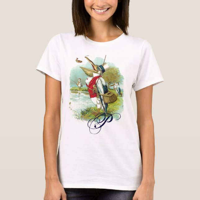 CAMISETA SR. PELICAN FISHING MONOGRAM (Anverso)