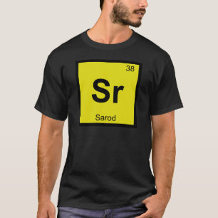 Camiseta Sr - Química de la Música Sarod Símbolo de la Tabl