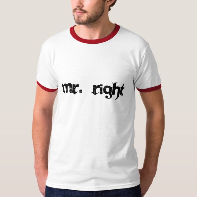 Camiseta sr. right (Anverso)