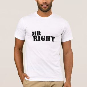 Camiseta Sr. Right Acabo De Casarse