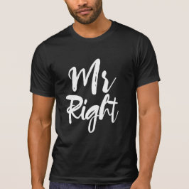 Camiseta Sr. Right Groom Humor Acabo De Casarse