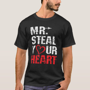 Camiseta Sr. Roba Sus El día de San Valentín Cardíacos Cami