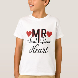 Camiseta Sr. robar su corazón para el El día de San Valentí