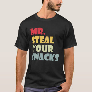 Camiseta Sr. Robar sus bocadillos Comida divertida Lover Fo