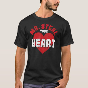 Camiseta Sr. Robar sus El día de San Valentín del corazón P