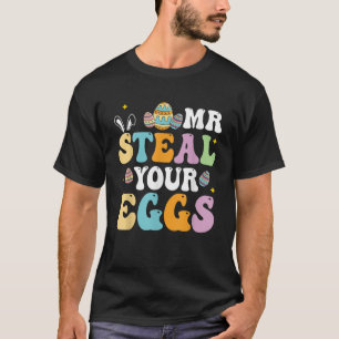 Camiseta Sr. Robar sus huevos Niños de Pascua Niños Funny S