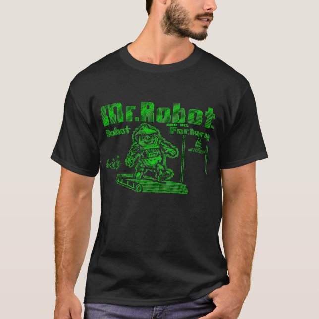 Camiseta Sr. Robot y su fábrica de robot (Anverso)