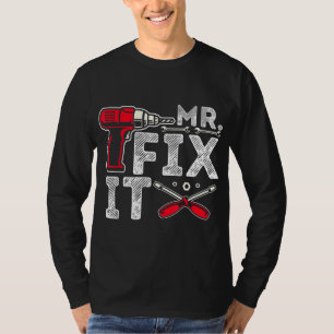 Camiseta Sr. Romper, Sr. Arreglar Divertido Padre e Hijo Co