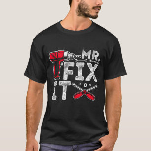 Camiseta Sr. Romper, Sr. Arreglar Divertido Padre e Hijo Co