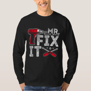 Camiseta Sr. Romper, Sr. Arreglar Divertido Padre e Hijo Co