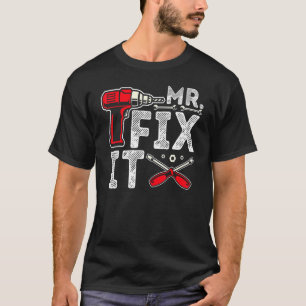Camiseta Sr. Romper, Sr. Fix It Dad y el hijo coincidiendo