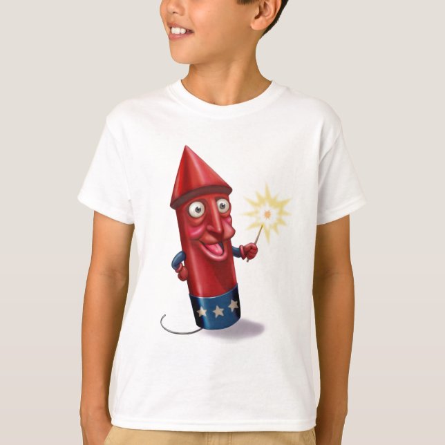 Camiseta Sr. Sparkle Firecracker Toon (Anverso)