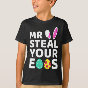 Camiseta Sr. Steal Your Eggs Fun Easter Bunny Easter Day Eg