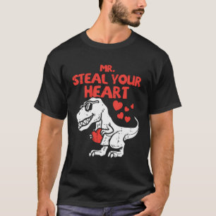 Camiseta Sr. Steal Your Heart Dino Toddler Día de San Valen