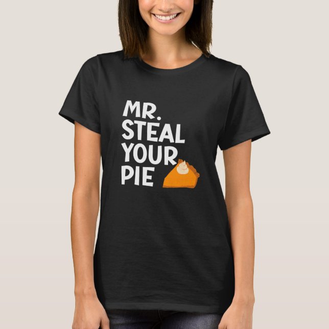Camiseta Sr. Steal Your Pie Thanksgiving Premium (Anverso)