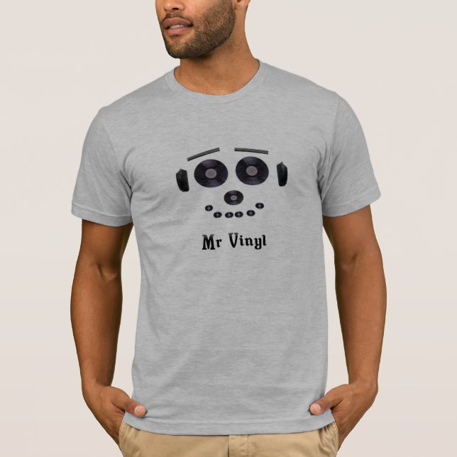 Camiseta Sr. Vinyl (Anverso)