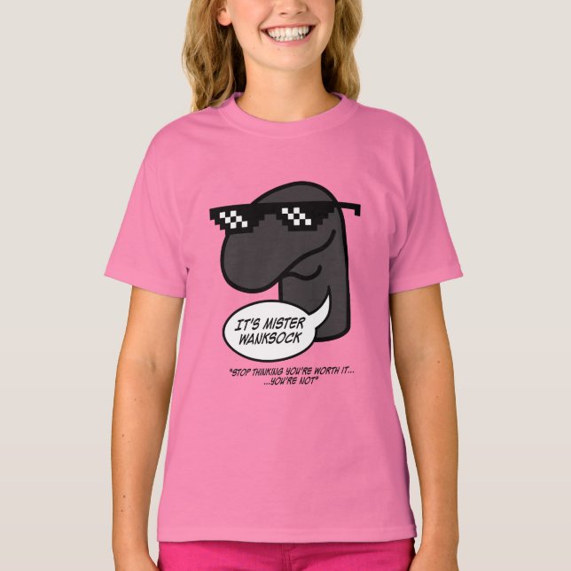 Camiseta Sr. Wanksock Chicas T-Shirt (Anverso)