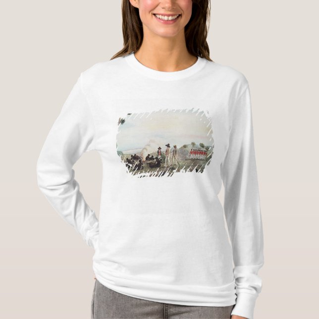 Camiseta Sr. White, Harris y Laing con un fiesta (Anverso)
