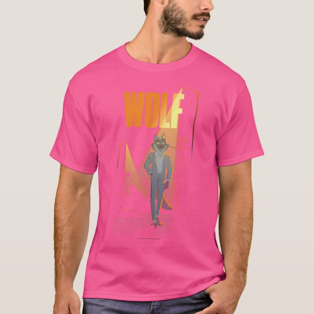 Camiseta Sr. Wolf City Street Light (Anverso)
