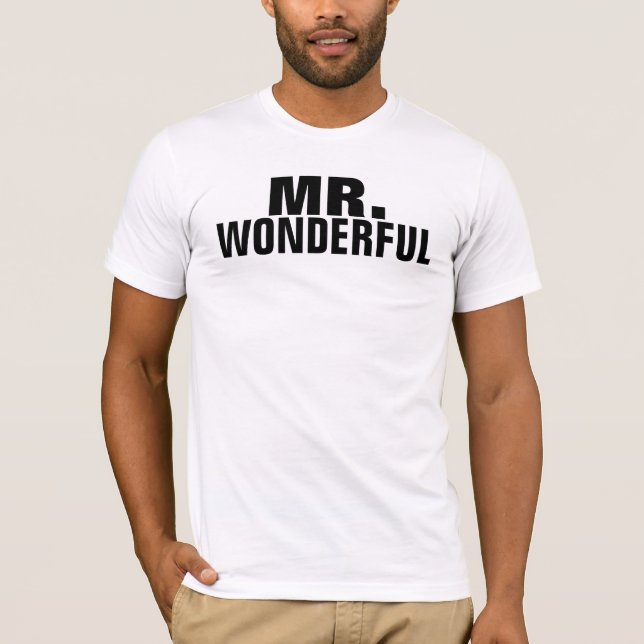 Camiseta Sr. Wonderful (Anverso)