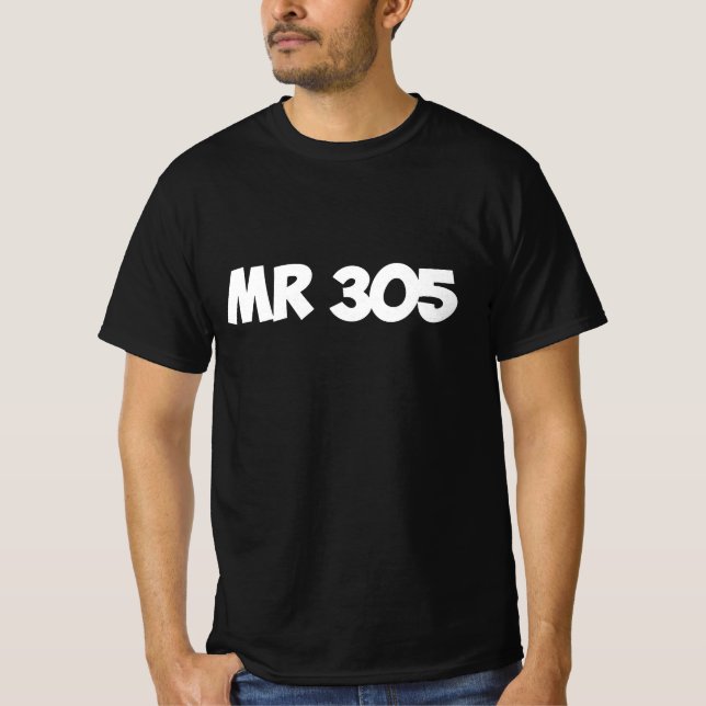 Camiseta Sr. Worldwide 305 (Anverso)
