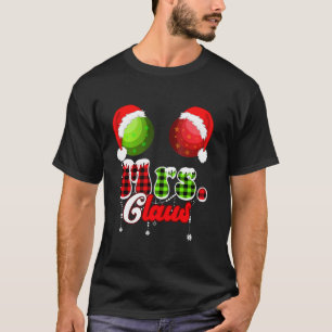 Camiseta Sr. y Sra. Claus Funny Chest Nuts Parejas Santa Ch