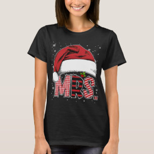 Camiseta Sr. y Sra. Claus Parejas Navidades coincidentes Pa