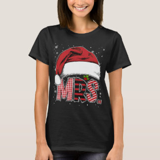 Camiseta Sr. y Sra. Claus Parejas Navidades coincidentes Pa