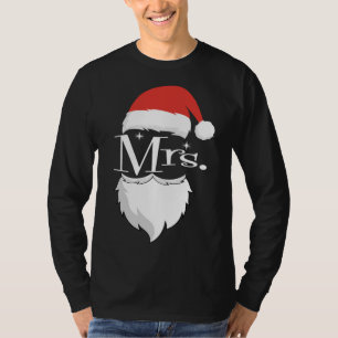 Camiseta Sr. y Sra. Claus Parejas Navidades coincidentes Pa