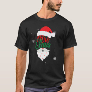 Camiseta Sr. y Sra. Claus Parejas Navidades coincidentes Pa