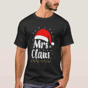 Camiseta Sr. y Sra. Claus Parejas Navidades coincidentes Pa