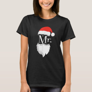 Camiseta Sr. Y Sra. Claus Parejas Navidades Pajama
