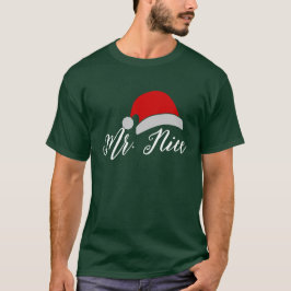 Camiseta Sr. y Sra. Navidades Shirt - Pareja Personalizada 