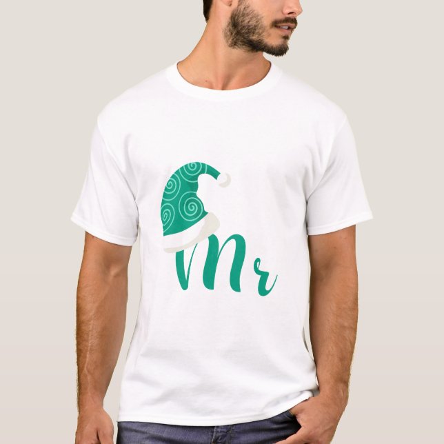 Camiseta Sr. y Sra. par navidades (Anverso)