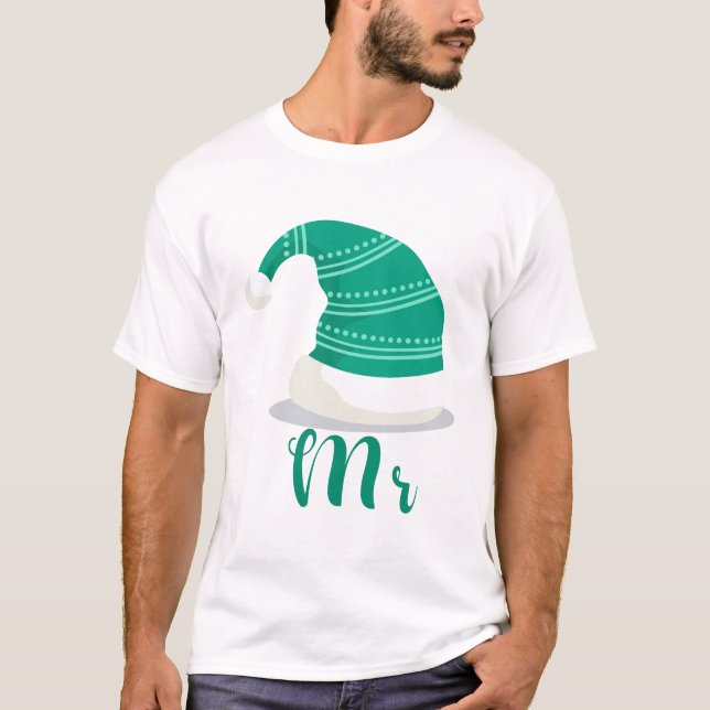 Camiseta Sr. y Sra. par navidades (Anverso)