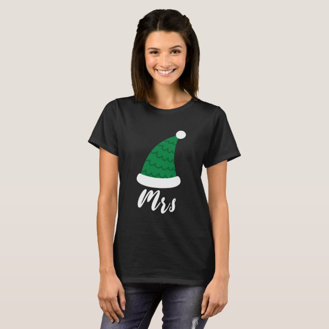 Camiseta Sr. y Sra. par navidades (Anverso completo)
