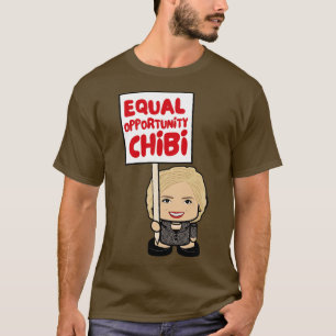 Camiseta Sra. Billary POLITICOBOT Toy Robot Equal Opp Chibi