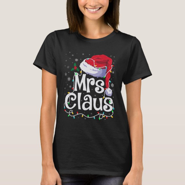 Camiseta Sra. Claus (Anverso)