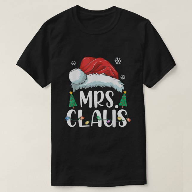 Camiseta Sra. Claus Navidades (Diseño del anverso)