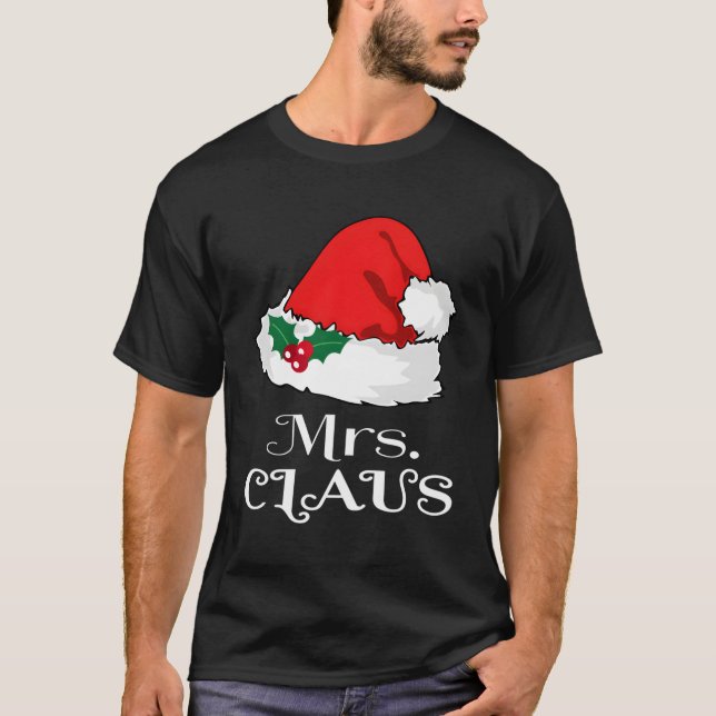 Camiseta Sra. Claus Pajama Santa X-Mas (Anverso)