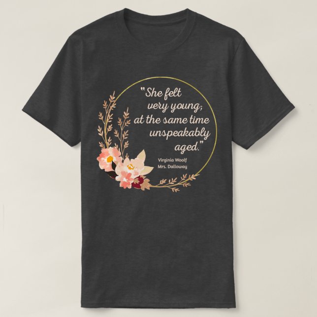 Camiseta Sra. Dalloway Cita III Estilo Cute (Diseño del anverso)