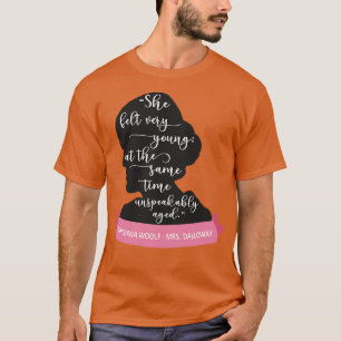 Camiseta Sra. Dalloway Cita III Virginia Woolf Silhouette