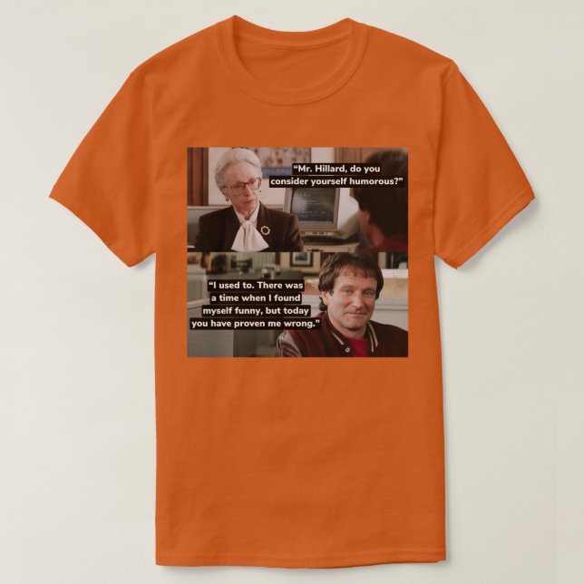 Camiseta Sra. Doubtfire ¿Considera que es gracioso? (Diseño del anverso)