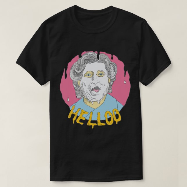 Camiseta Sra. Doubtfire Hola, robbie williams, regalos para (Diseño del anverso)