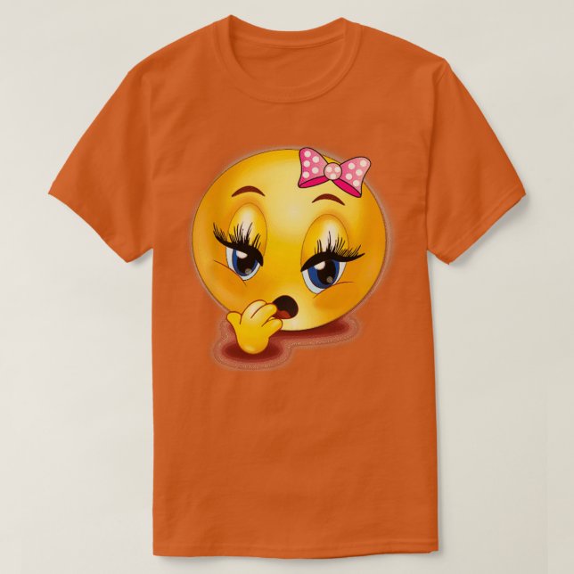 Camiseta Sra. emoji (Diseño del anverso)