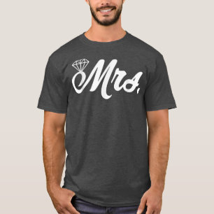 Camiseta Sra. Just Casada Esposa Esposa Contra Novia Luna D